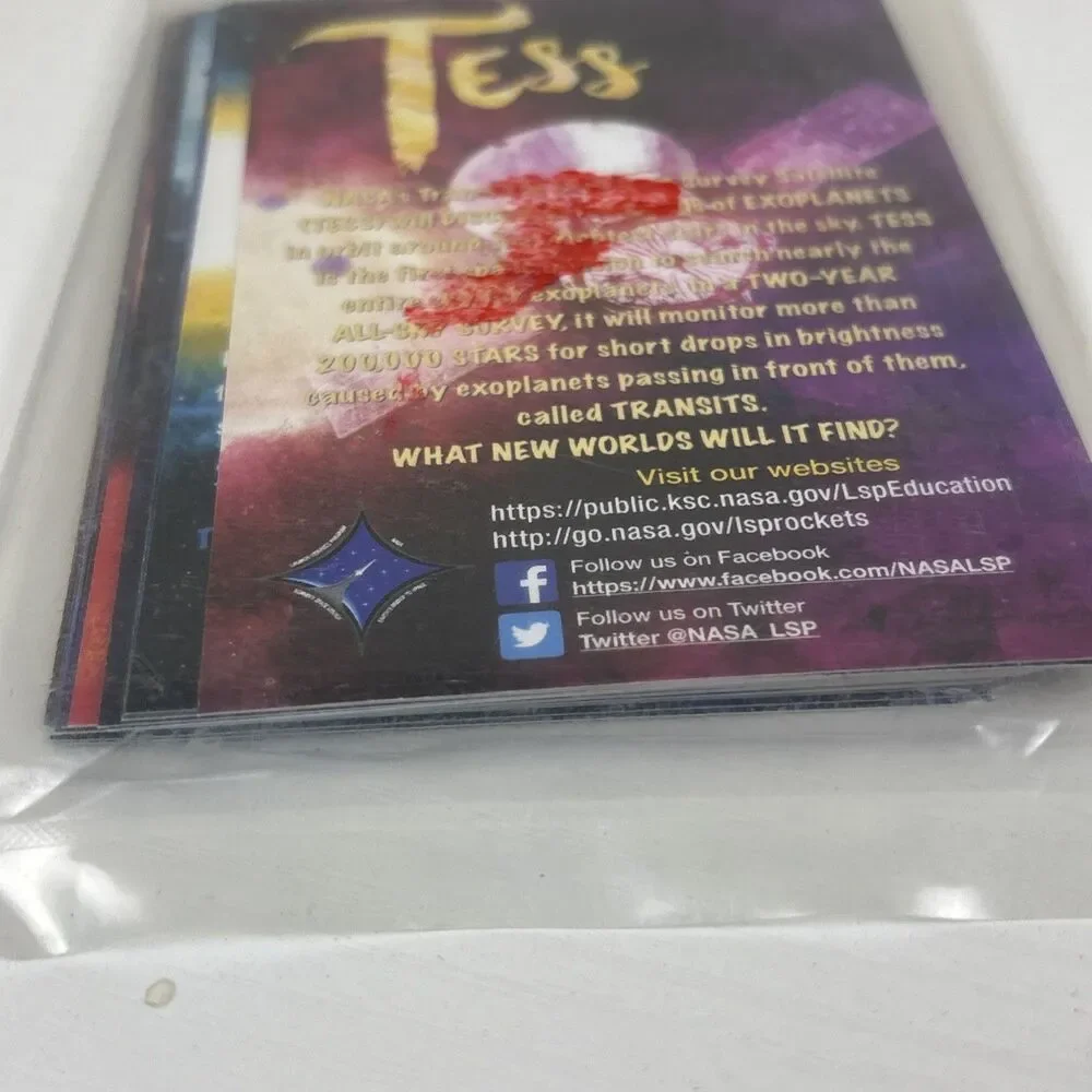 NASA The ABCs of Exoplanets Painted Trading Cards - SEALED Tess